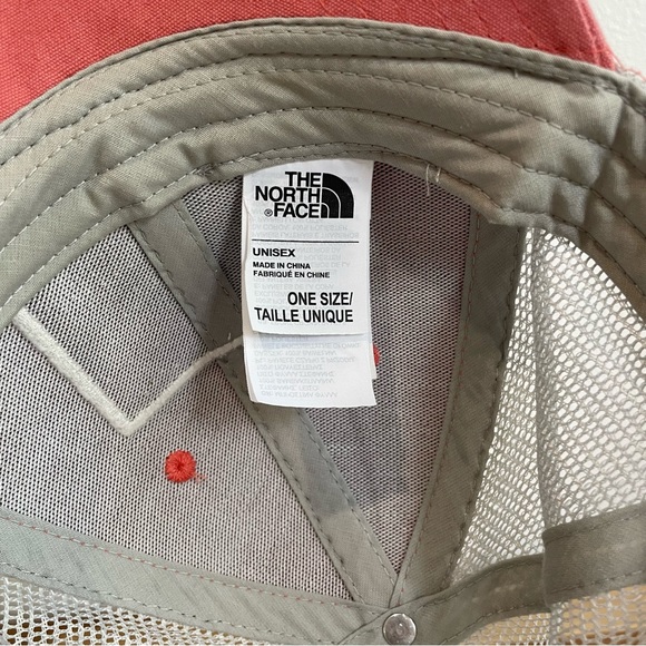 The North Face Pink Mesh Snap Back Trucker Hat - Picture 3 of 9
